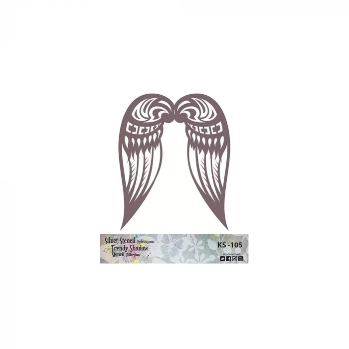 KS SERİSİ SİLUET STENCIL ( KENARSIZ ) KS105 25X25