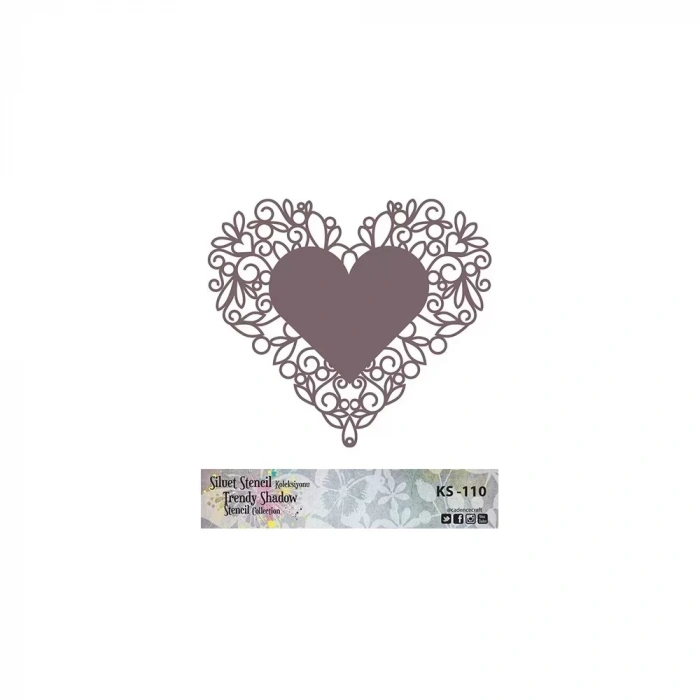 KS SERİSİ SİLUET STENCIL ( KENARSIZ )  KS110 25X25