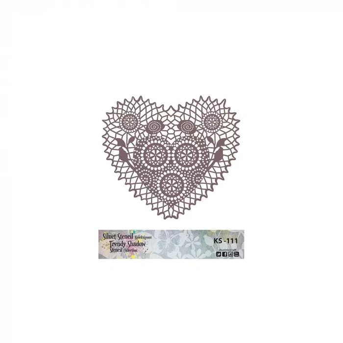 KS SERİSİ SİLUET STENCIL ( KENARSIZ ) KS111 25X25