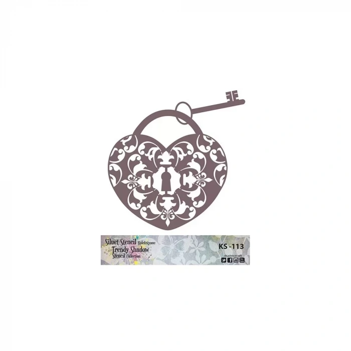 KS SERİSİ SİLUET STENCIL ( KENARSIZ ) KS113 25X25