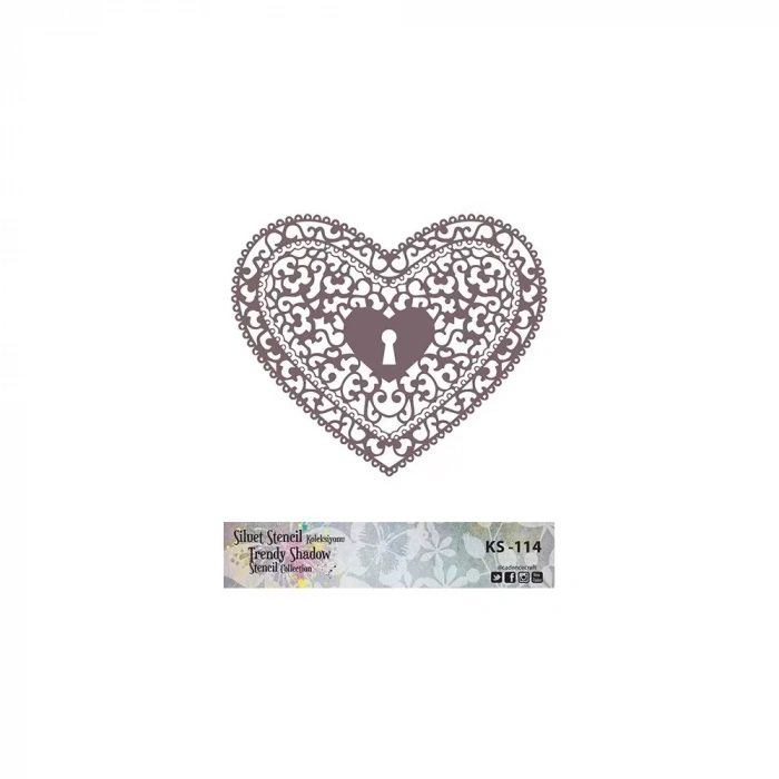 KS SERİSİ SİLUET STENCIL ( KENARSIZ ) KS114 25X25