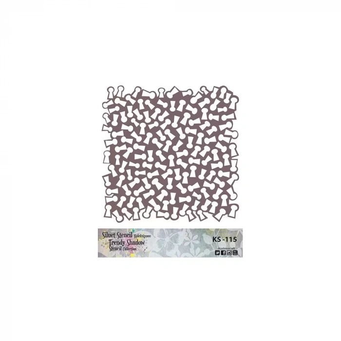 KS SERİSİ SİLUET STENCIL ( KENARSIZ ) KS115 25X25