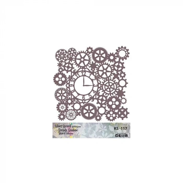 KS SERİSİ SİLUET STENCIL ( KENARSIZ ) KS117 25X25