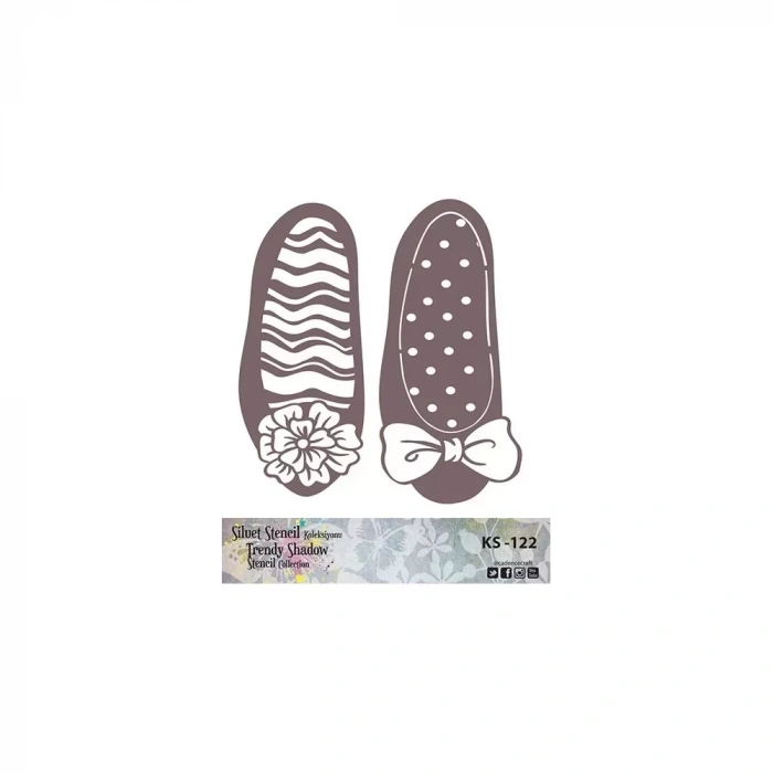 KS SERİSİ SİLUET STENCIL ( KENARSIZ ) KS122 25X25