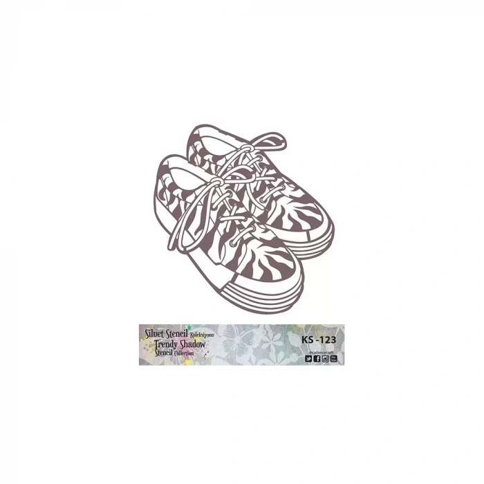 KS SERİSİ SİLUET STENCIL ( KENARSIZ ) KS123 25X25