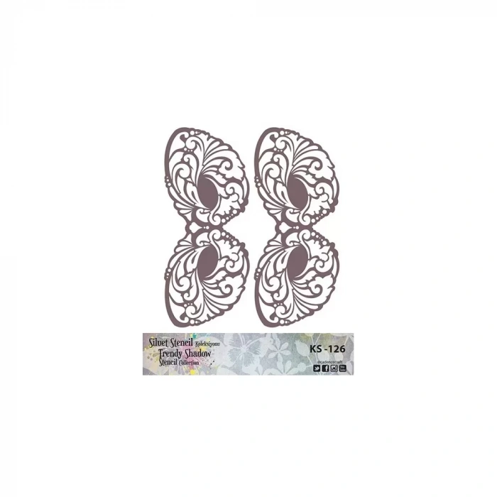 KS SERİSİ SİLUET STENCIL ( KENARSIZ ) KS126 25X25