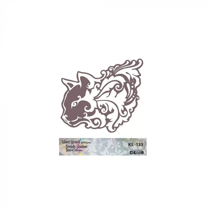 KS SERİSİ SİLUET STENCIL ( KENARSIZ ) KS133 25X25