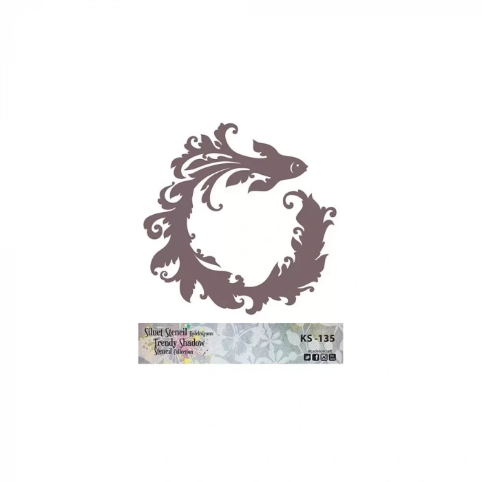 KS SERİSİ SİLUET STENCIL ( KENARSIZ ) KS135 25X25