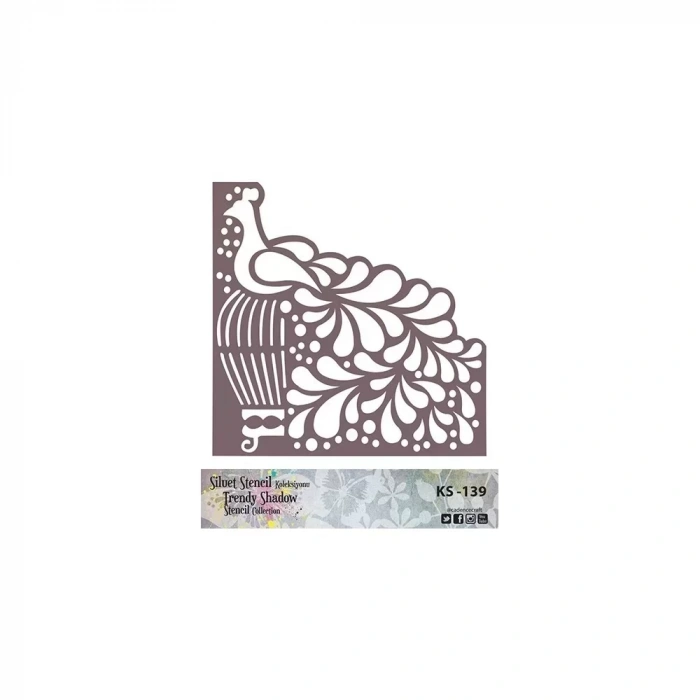 KS SERİSİ SİLUET STENCIL ( KENARSIZ ) KS139 25X25