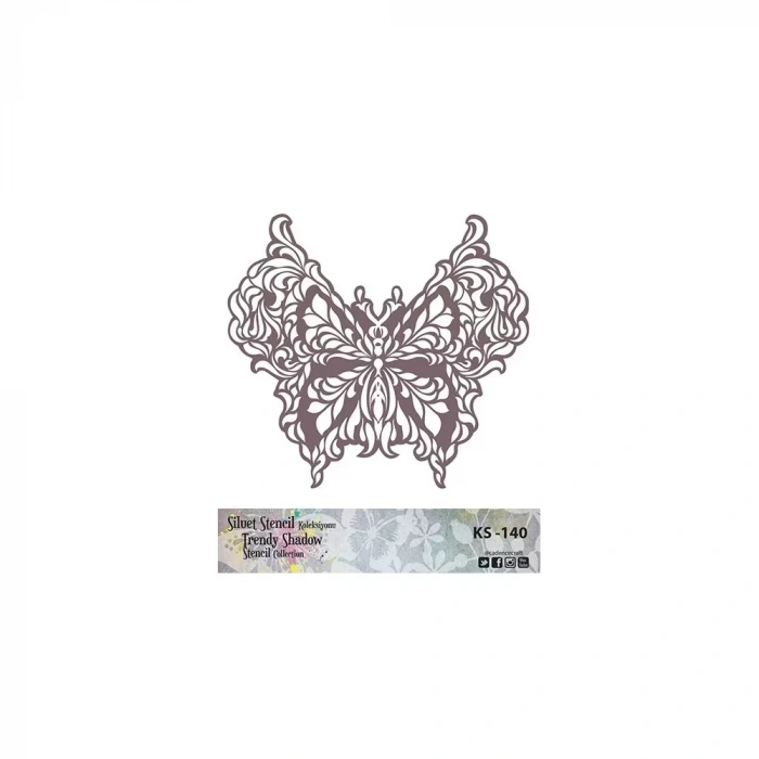 KS SERİSİ SİLUET STENCIL ( KENARSIZ ) KS140 25X25