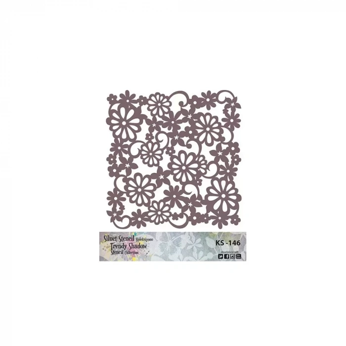 KS SERİSİ SİLUET STENCIL ( KENARSIZ ) KS146 25X25