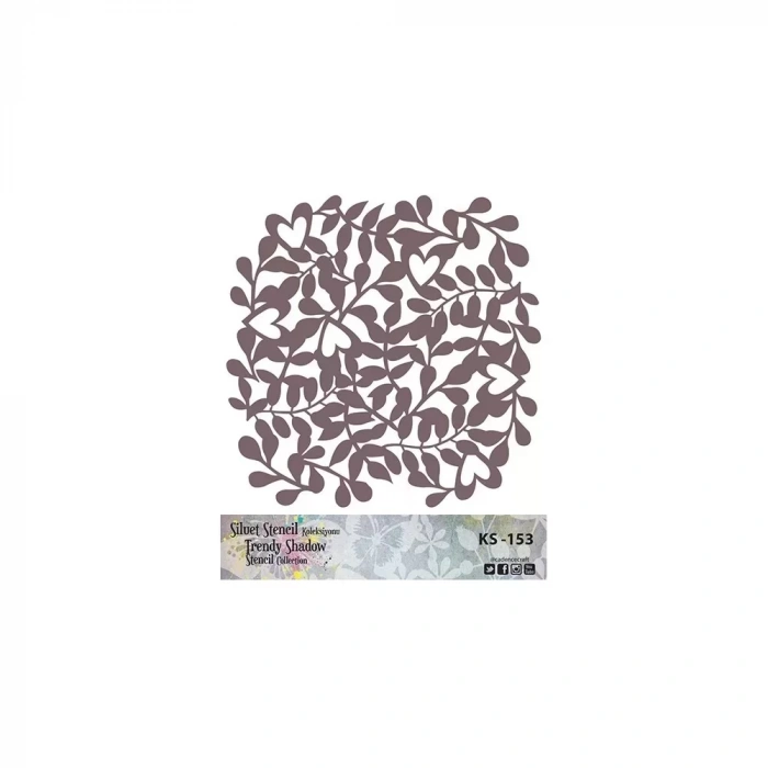 KS SERİSİ SİLUET STENCIL ( KENARSIZ ) KS153 25X25