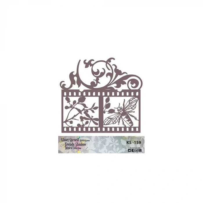 KS SERİSİ SİLUET STENCIL ( KENARSIZ ) KS159 25X25