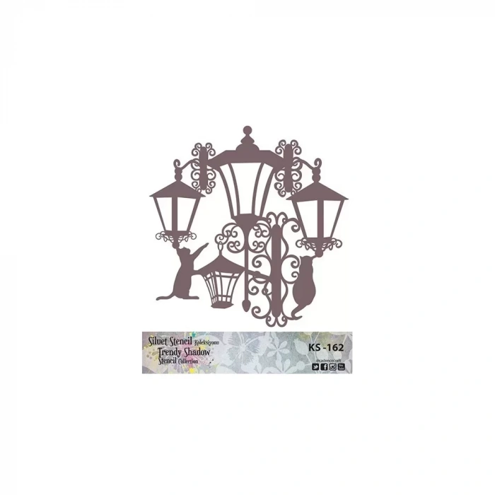 KS SERİSİ SİLUET STENCIL ( KENARSIZ )  KS162 25X25