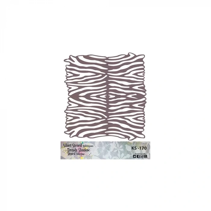 KS SERİSİ SİLUET STENCIL ( KENARSIZ ) KS170 25X25