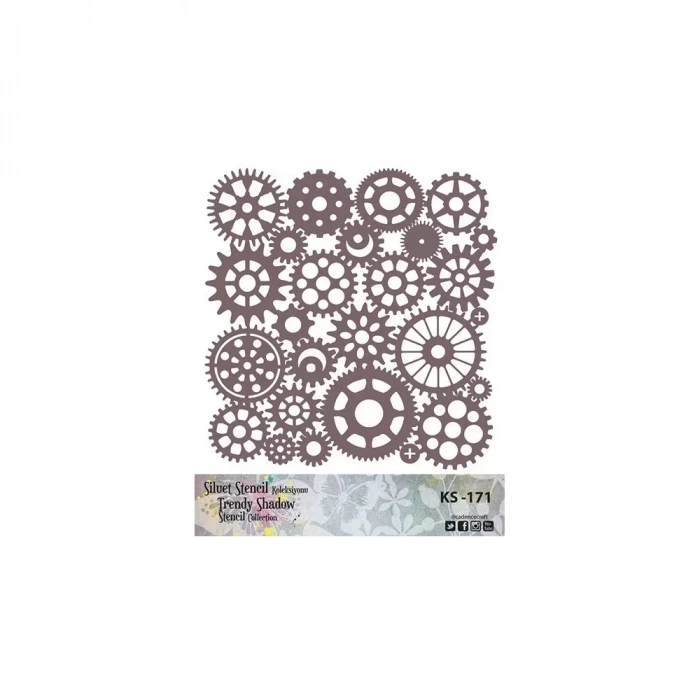 KS SERİSİ SİLUET STENCIL ( KENARSIZ ) KS171 25X25