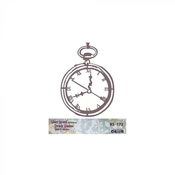 KS SERİSİ SİLUET STENCIL ( KENARSIZ ) KS172 25X25