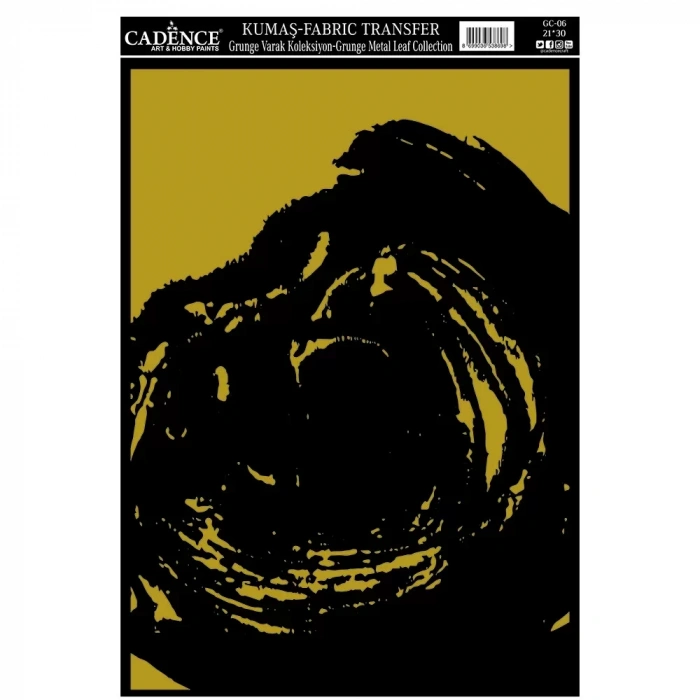 KUMAŞ GRUNGE VARAK TRANSFER KOLEKSİYONU ALTIN GC-06 21X30