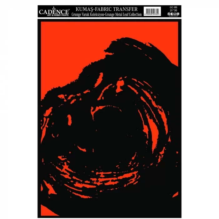 KUMAŞ GRUNGE VARAK TRANSFER KOLEKSİYONU BAKIR GC-06 21X30