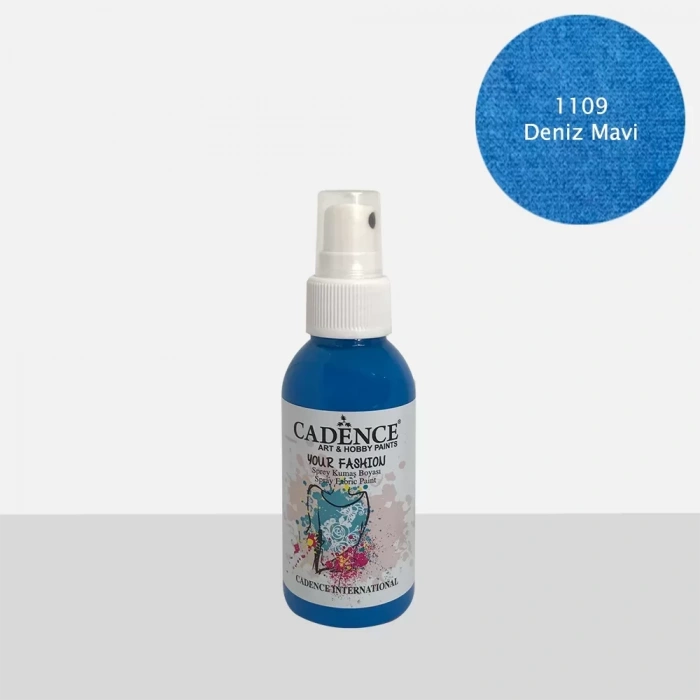 KUMAŞ SPREY BOYA 1109 DENİZ MAVİ 100ML