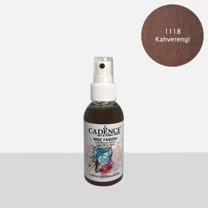 KUMAŞ SPREY BOYA 1118 KAHVERENGİ 100ML