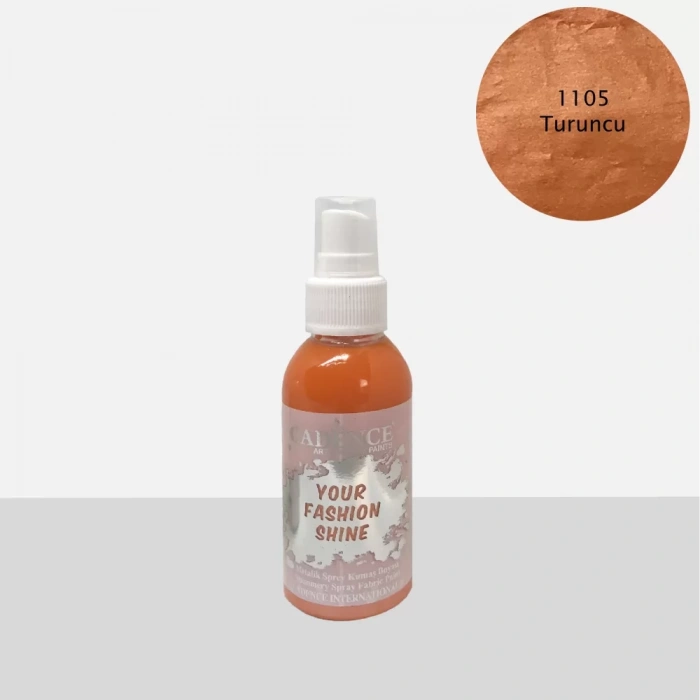 KUMAŞ SPREY BOYA METALİK FS-1105 TURUNCU 100ML