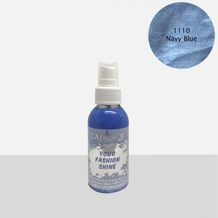 KUMAŞ SPREY BOYA METALİK FS-1110 NAVY MAVİ 100ML