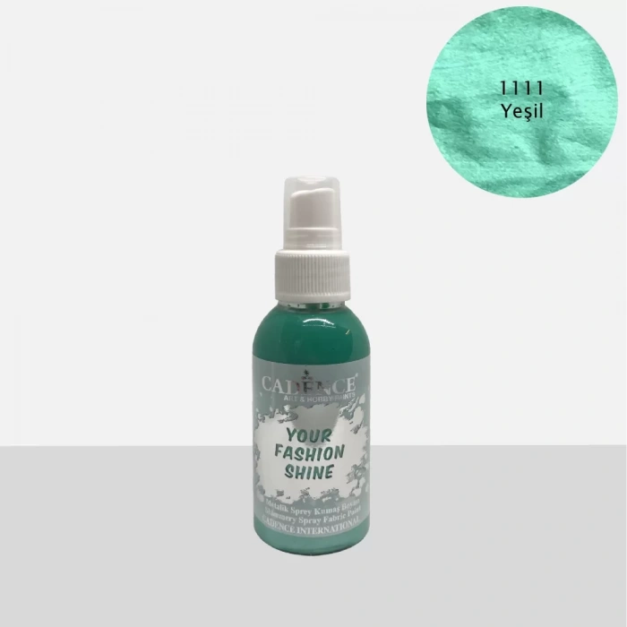 KUMAŞ SPREY BOYA METALİK FS-1111 YEŞİL 100ML