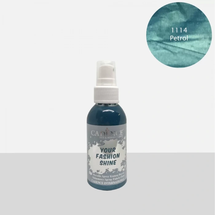 KUMAŞ SPREY BOYA METALİK FS-1114 PETROL 100ML