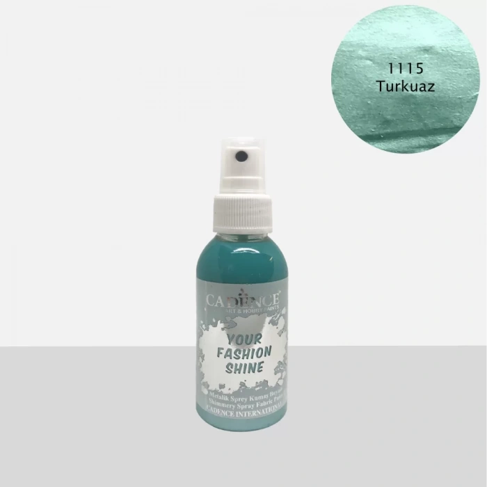 KUMAŞ SPREY BOYA METALİK FS-1115 TURKUAZ 100ML