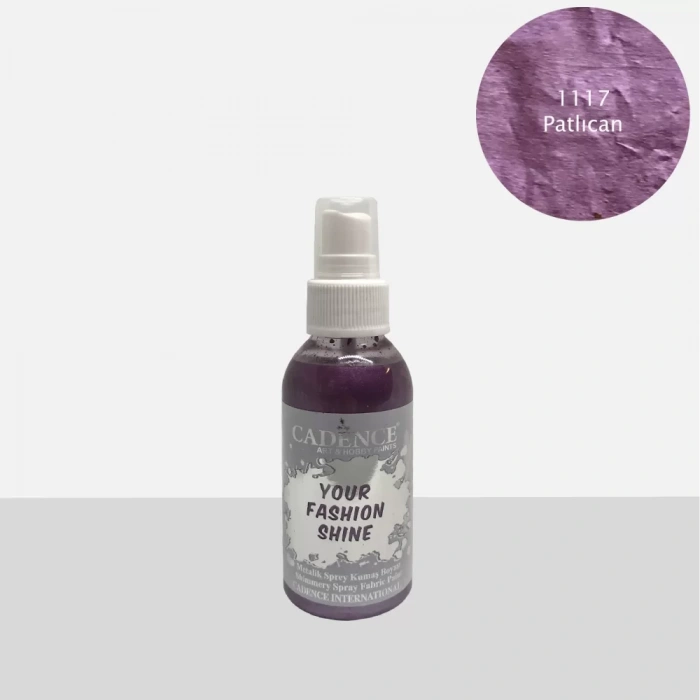 KUMAŞ SPREY BOYA METALİK FS-1117 PATLICAN 100ML