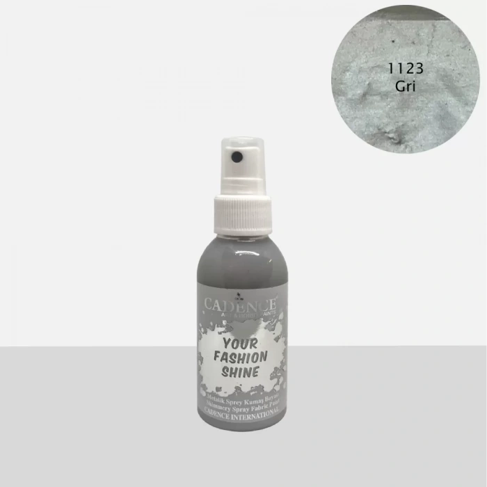 KUMAŞ SPREY BOYA METALİK FS-1123 GRİ 100ML