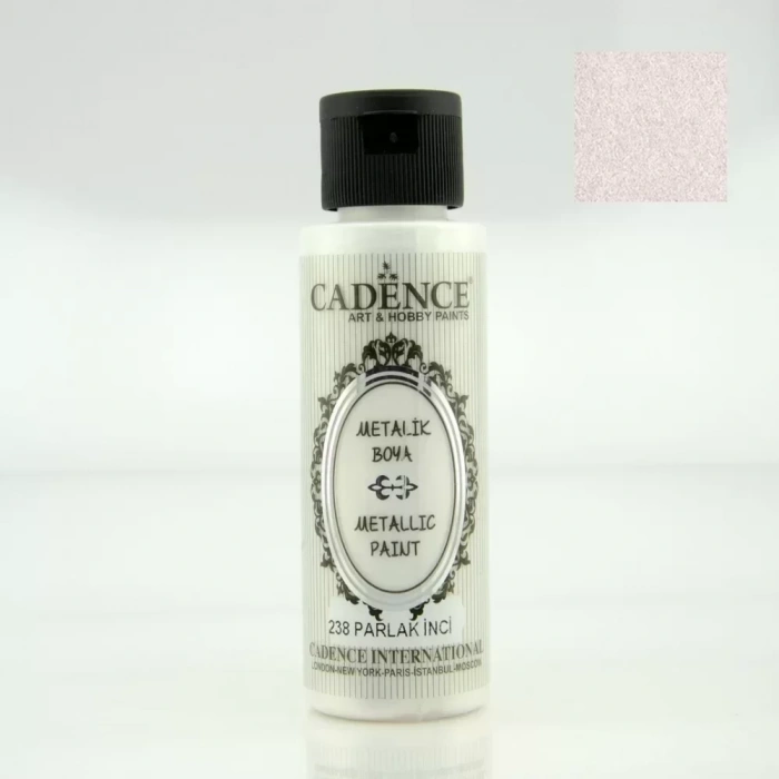 METALİK SEDEFLİ BOYA 238 PARLAK İNCİ 120ML