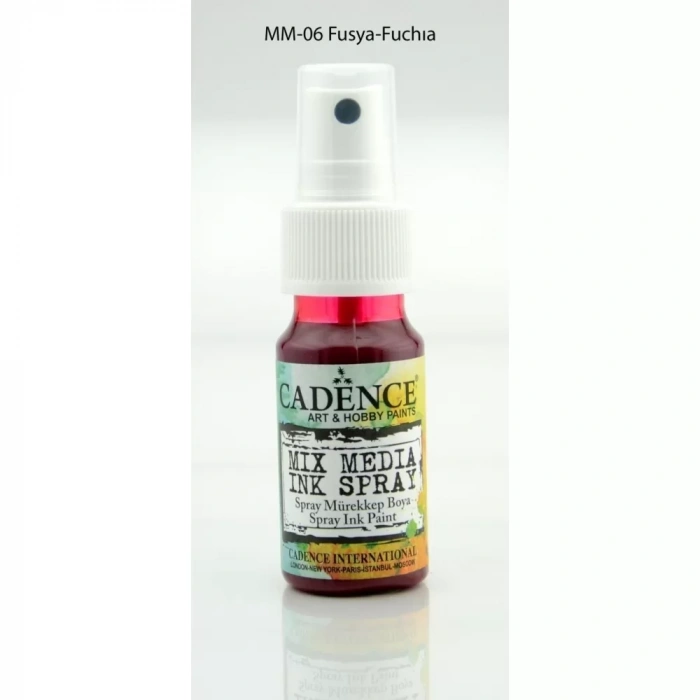 MIX MEDIA INK SPREY MÜREKKEP MM-06 FUŞYA 25ML