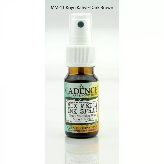 MIX MEDIA INK SPREY MÜREKKEP MM-11 KOYU KAHVE 25ML
