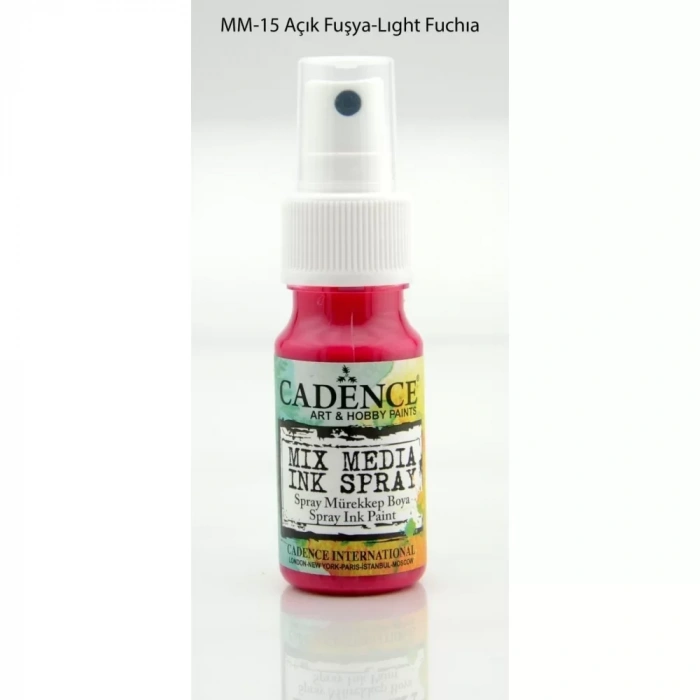 MIX MEDIA INK SPREY MÜREKKEP MM-15 AÇIK FUŞYA 25ML