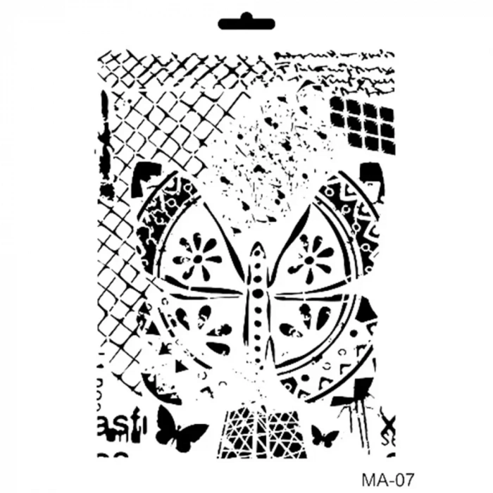 MIX MEDİA STENCIL MA SERİSİ MA07 21X29