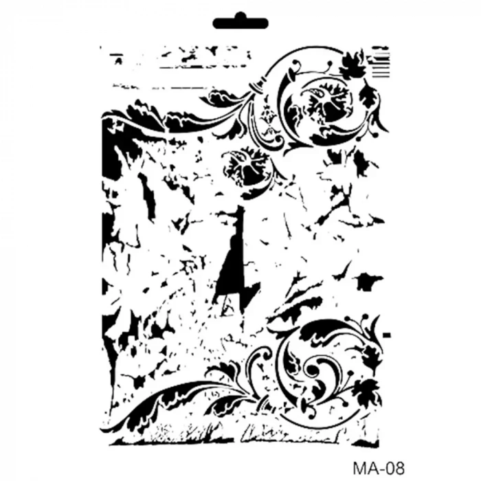 MIX MEDİA STENCIL MA SERİSİ MA08 21X29