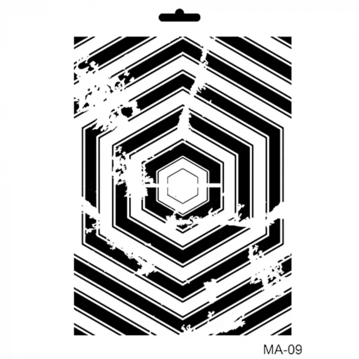 MIX MEDİA STENCIL MA SERİSİ MA09 21X29