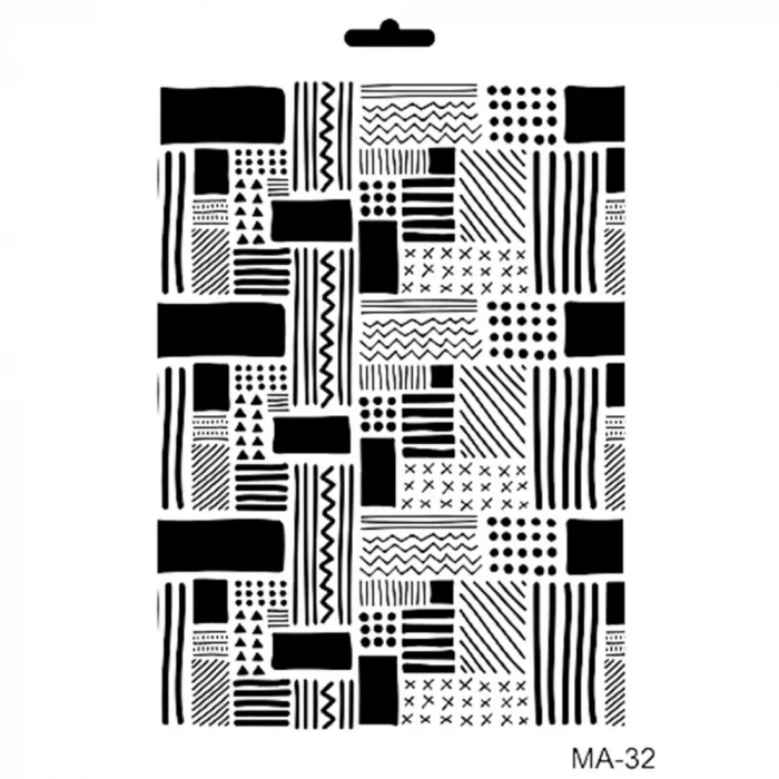 MIX MEDİA STENCIL MA SERİSİ MA32 21X29