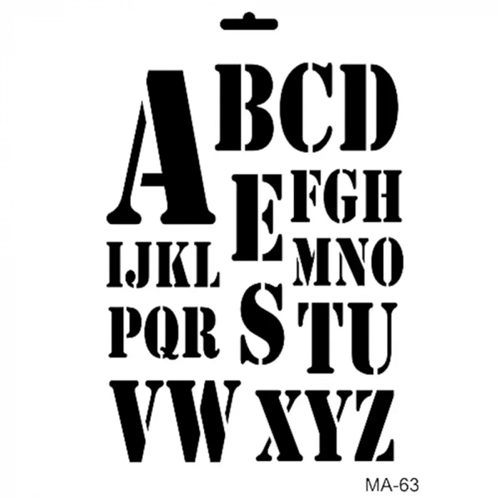 MIX MEDİA STENCIL MA SERİSİ MA63 21X29