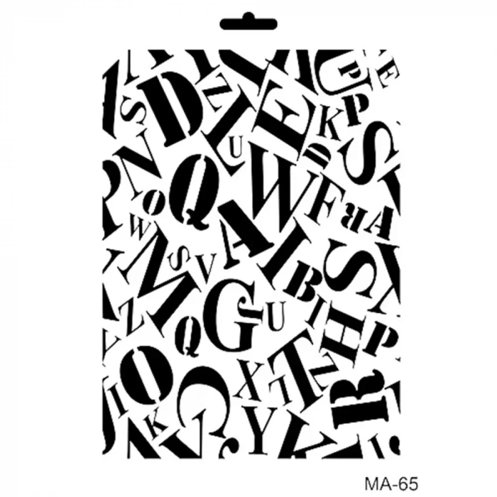MIX MEDİA STENCIL MA SERİSİ MA65 21X29