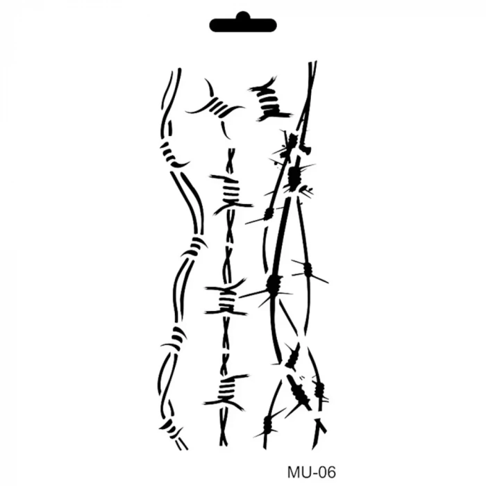 MIX MEDİA STENCIL MU SERİSİ MU06 10X25
