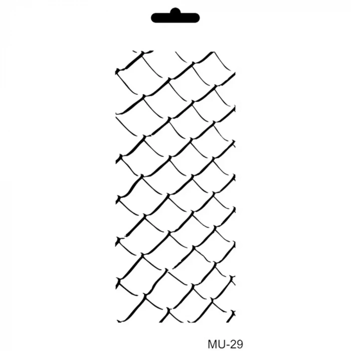 MIX MEDİA STENCIL MU SERİSİ MU29 10X25