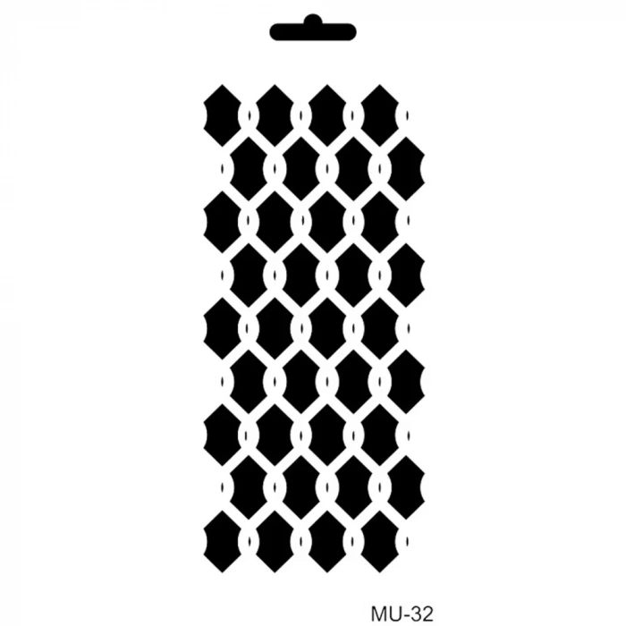 MIX MEDİA STENCIL MU SERİSİ MU32 10X25