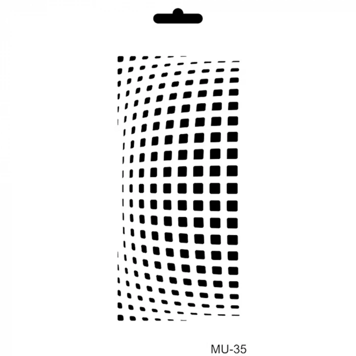 MIX MEDİA STENCIL MU SERİSİ MU35 10X25