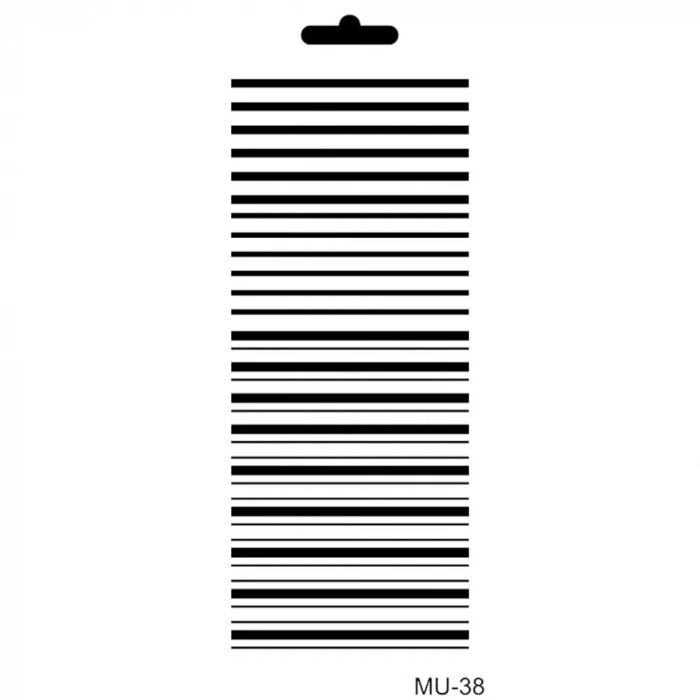 MIX MEDİA STENCIL MU SERİSİ MU38 10X25