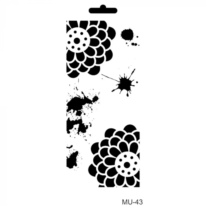 MIX MEDİA STENCIL MU SERİSİ MU43 10X25