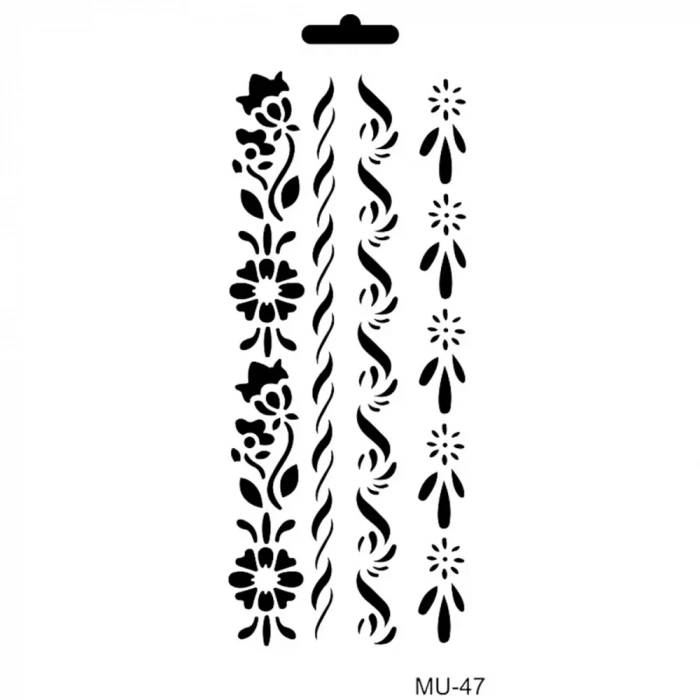 MIX MEDİA STENCIL MU SERİSİ MU47 10X25