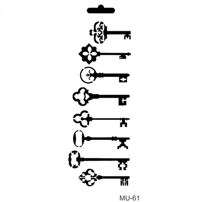 MIX MEDİA STENCIL MU SERİSİ MU61 10X25